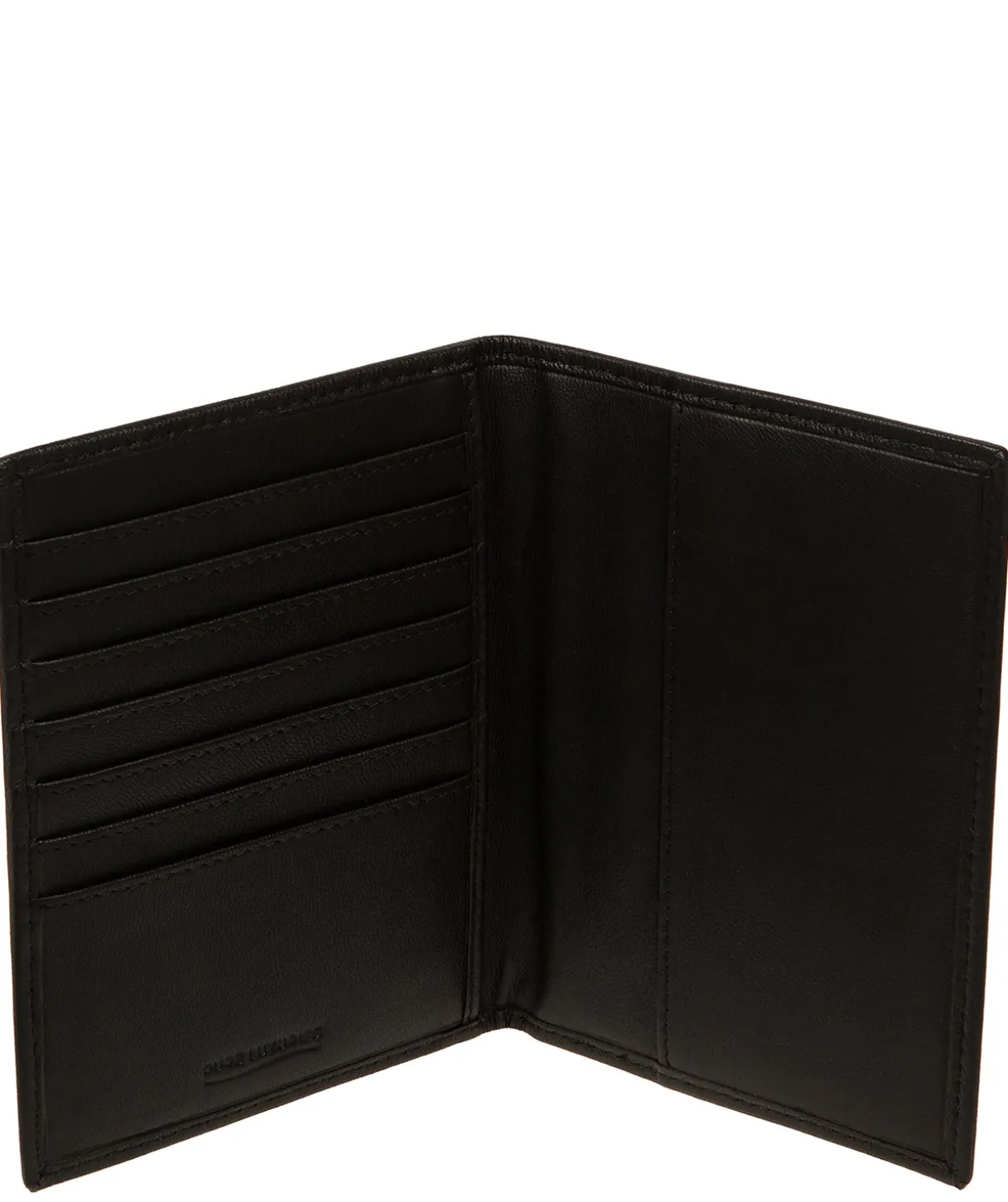 Louis' Black Leather Passport Holder
