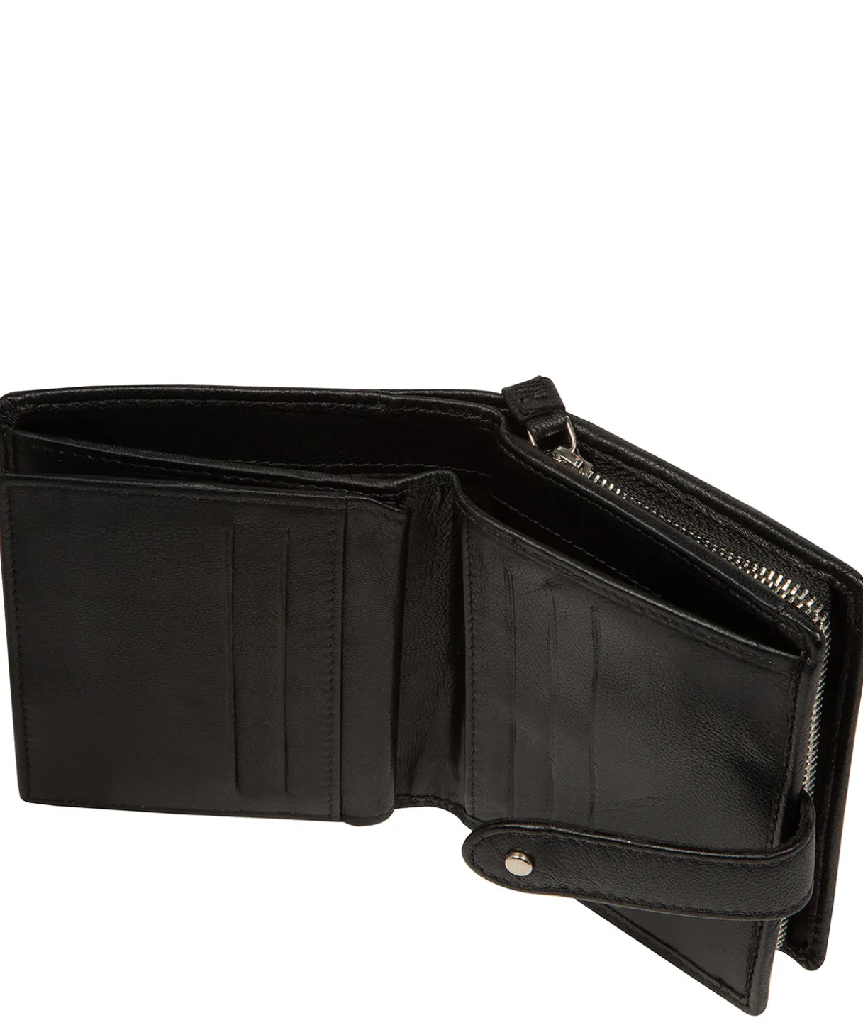 Louise' Black Leather Purse