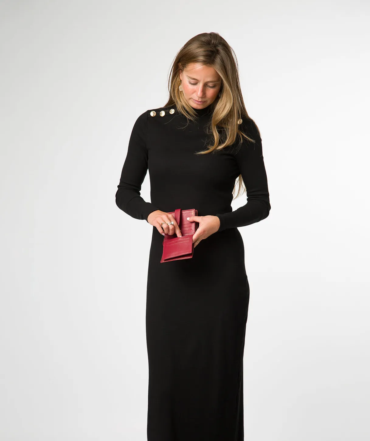 Louise' Red Leather Purse