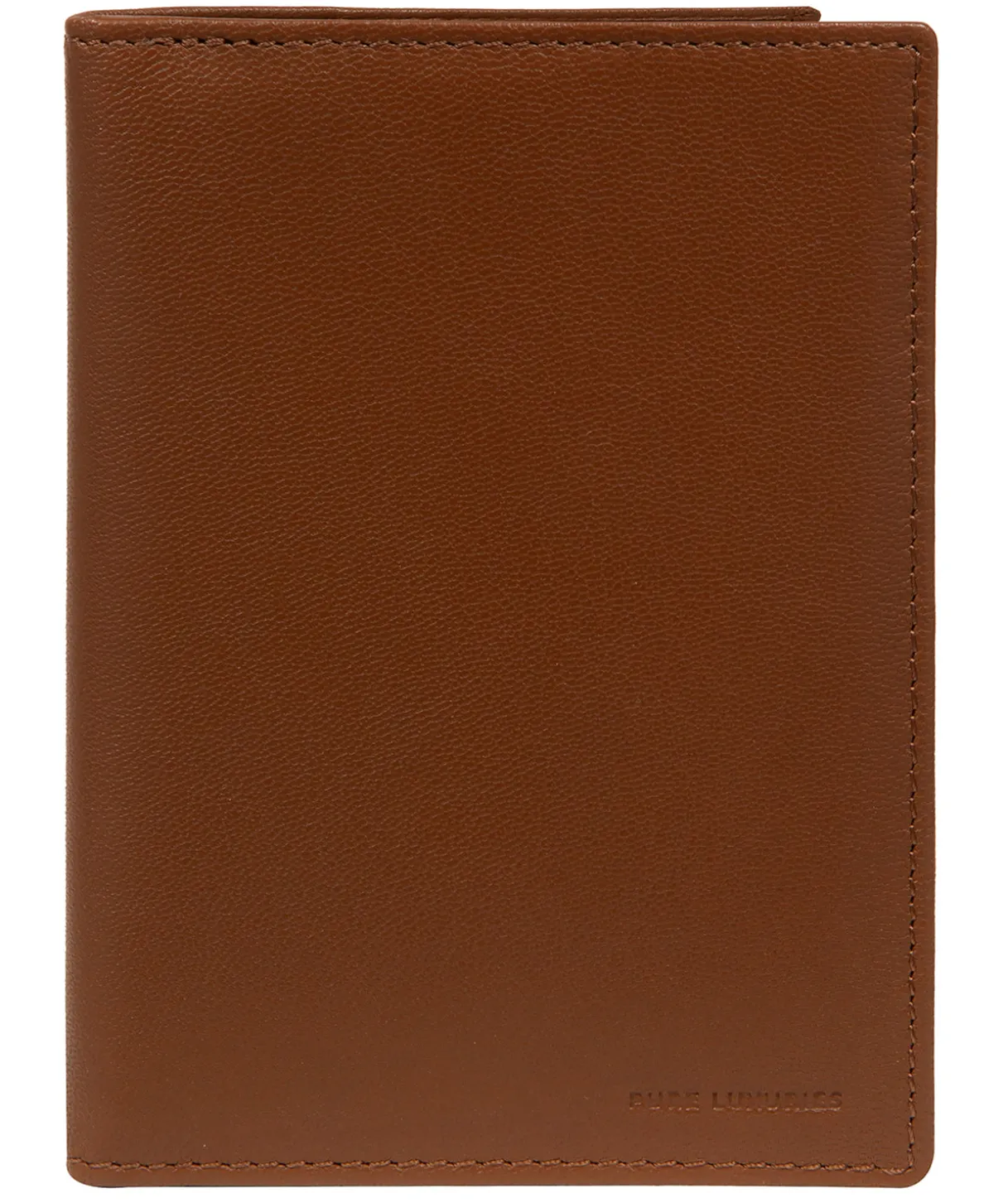 Louis' Tan Leather Passport Holder