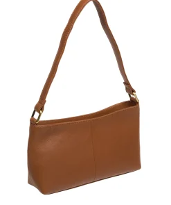 Lucinda' Tan Leather Grab Bag