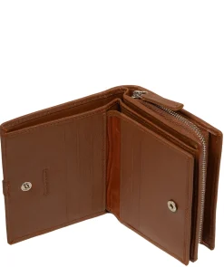 Lucy' Tan Leather Purse