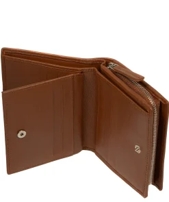 Lucy' Tan Leather Purse