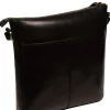 Maeve' Black Leather Cross Body Bag