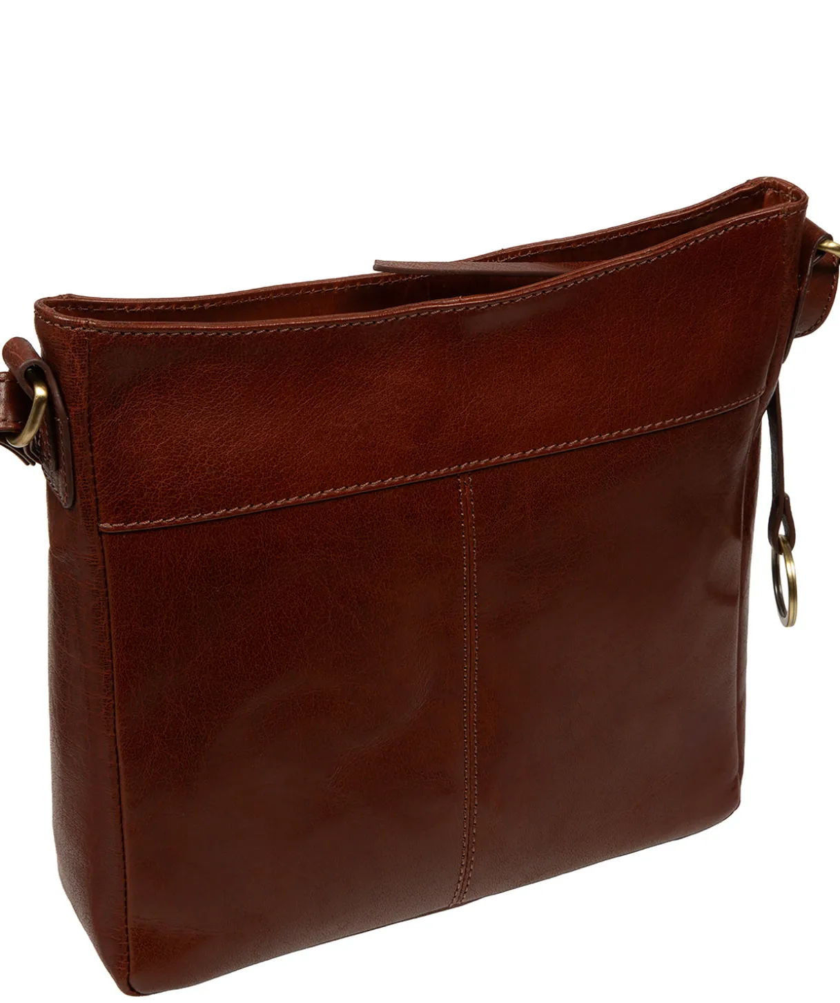 Malin' Conker Brown Leather Cross Body Bag