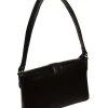 Marianne' Black Leather Evening Bag