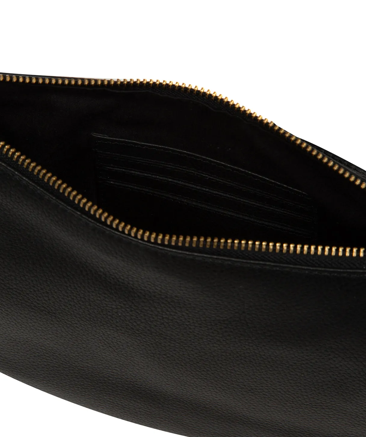 Melisande' Black Leather Cross Body Bag