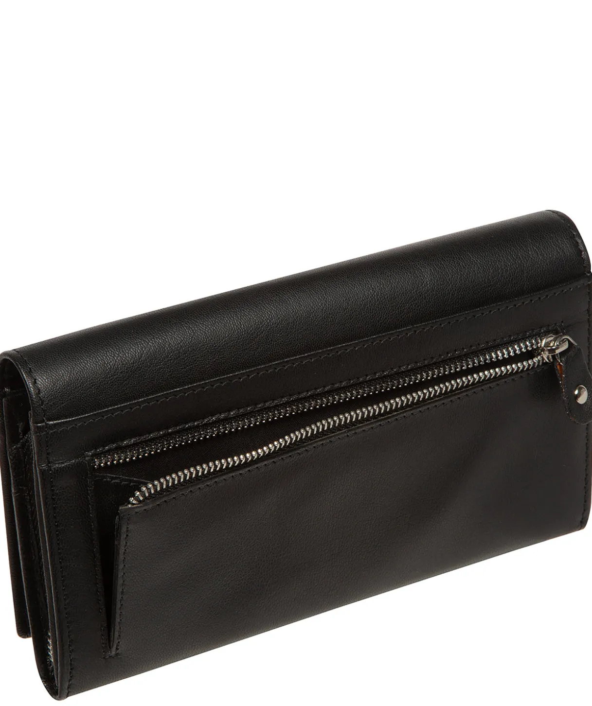 Mia' Black Leather Purse