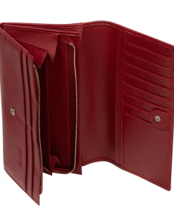 Mia' Red Leather Purse