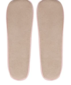 Millom' Blush Pink Cashmere & Merino Wool Medium Ballet Slippers