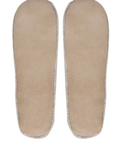 Millom' Foggy Cashmere & Merino Wool Medium Ballet Slippers