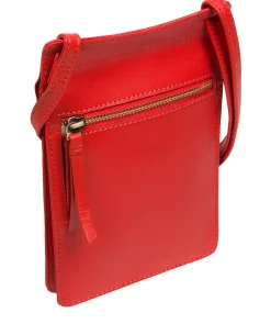 Milly' Orangeade Leather Cross Body Phone Bag
