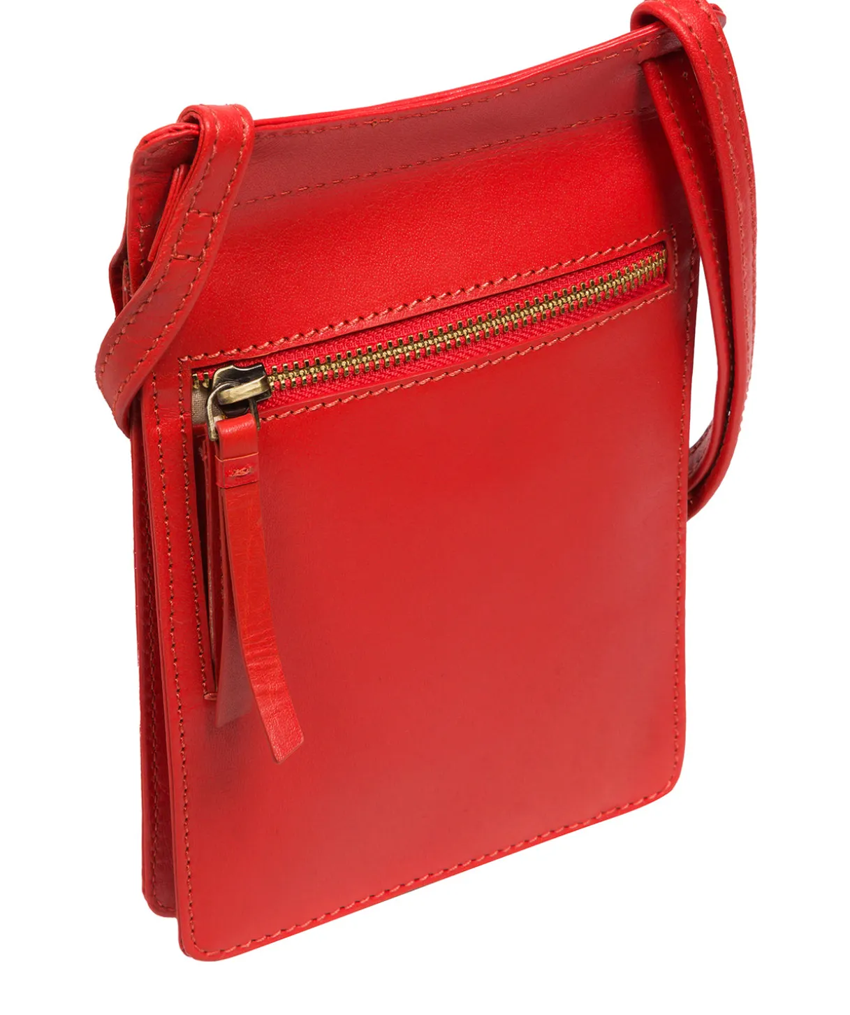 Milly' Orangeade Leather Cross Body Phone Bag