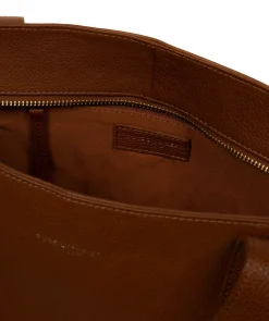 Mimi' Rich Tan Leather Handbag