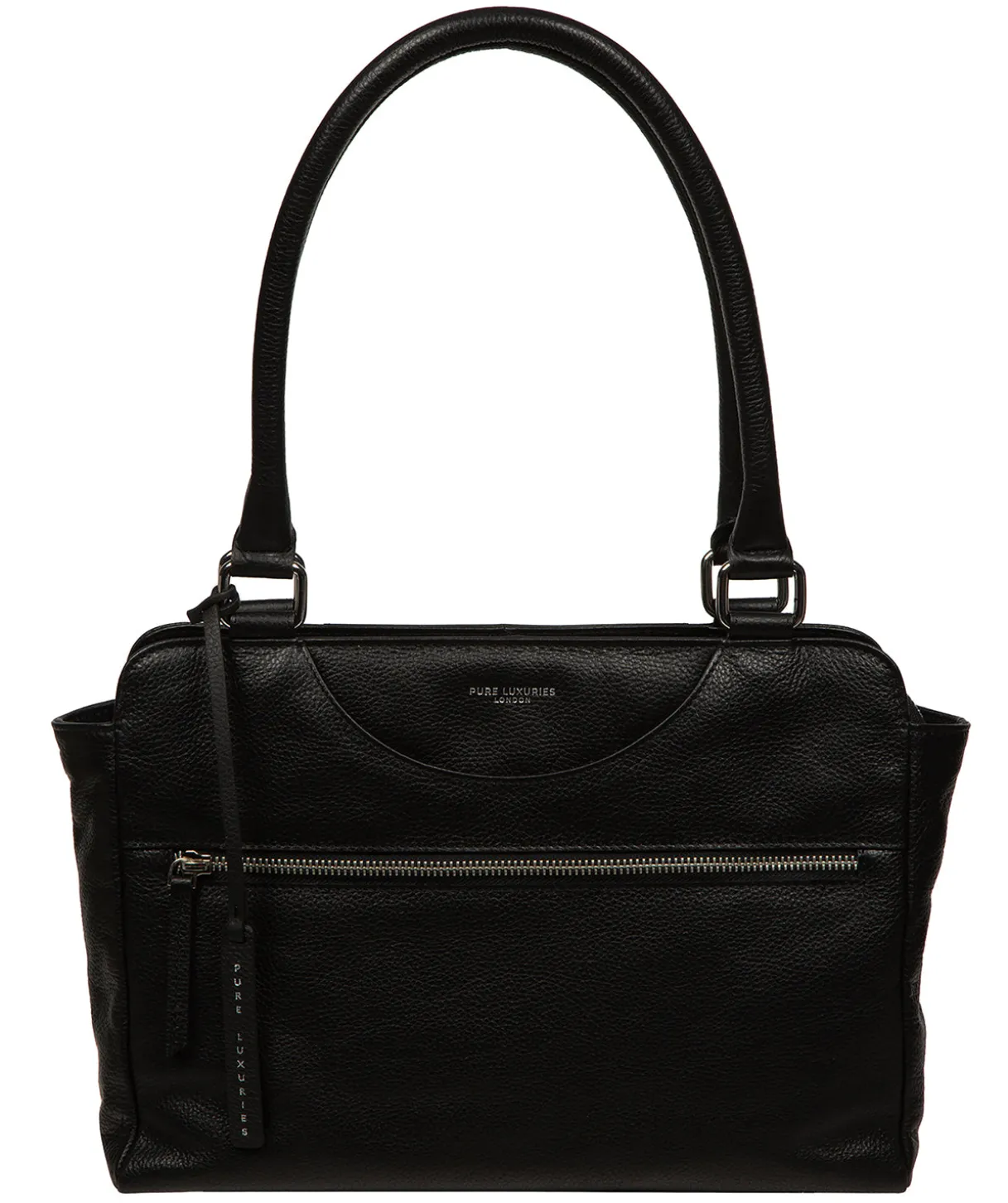 Mooki' Black Leather Handbag