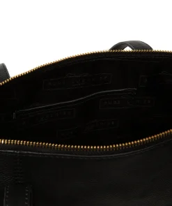 Morden' Black Leather Tote Bag
