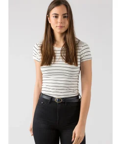 Navy Quality Leather Ladies' Belt