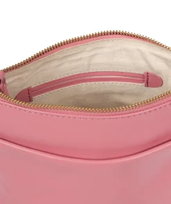 Nikita' Blush Leather Cross Body Bag