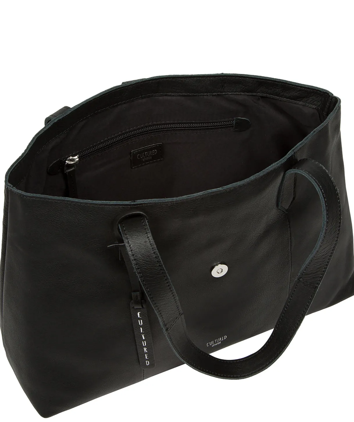 Noelle' Black Leather Handbag
