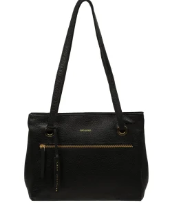 Noko' Black Leather Handbag