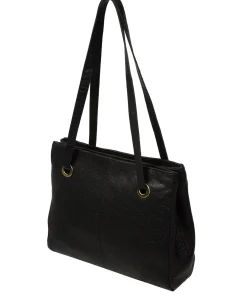 Noko' Black Leather Handbag