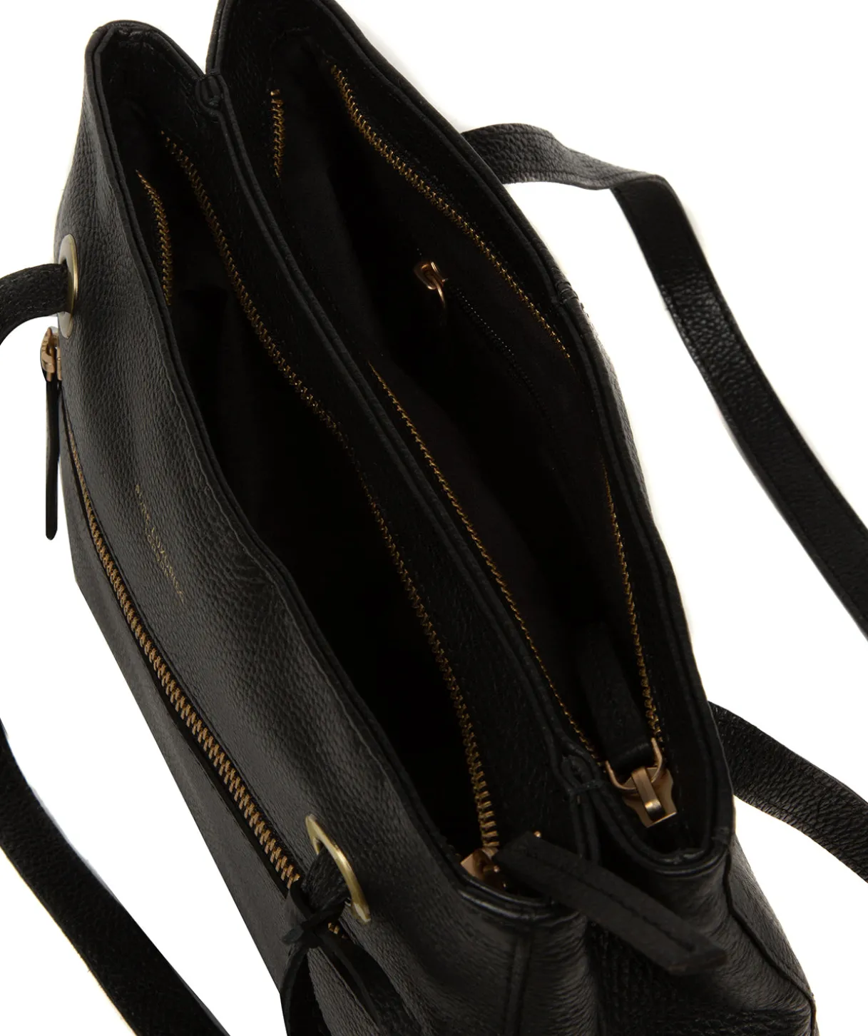 Noko' Black Leather Handbag