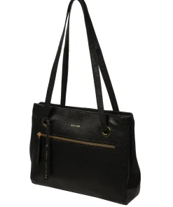 Noko' Black Leather Handbag