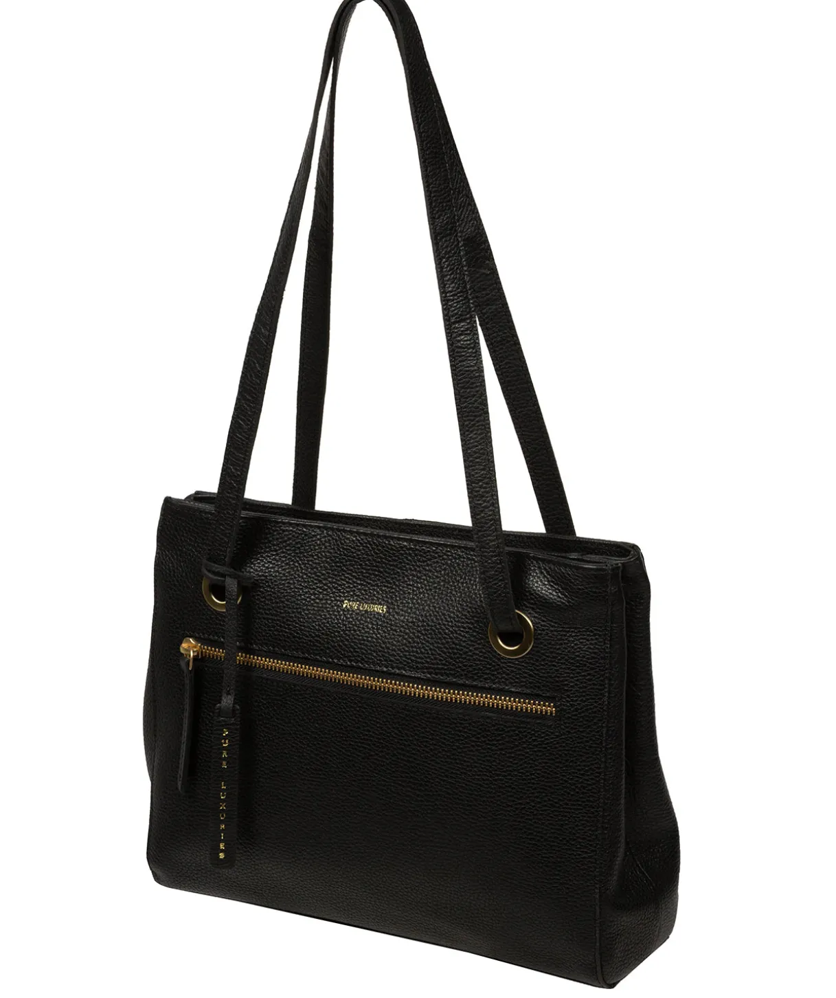 Noko' Black Leather Handbag