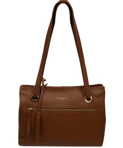 Noko' Rich Tan Leather Handbag