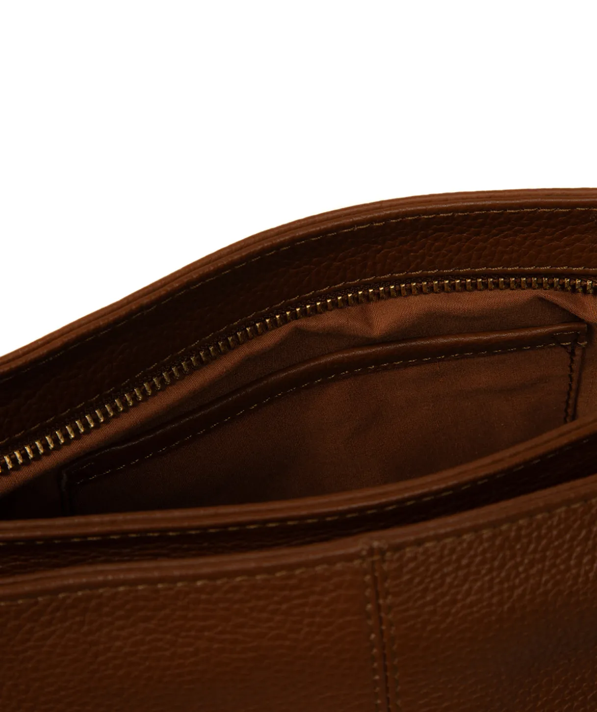 Noko' Rich Tan Leather Handbag