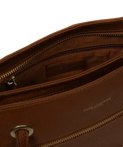 Noko' Rich Tan Leather Handbag