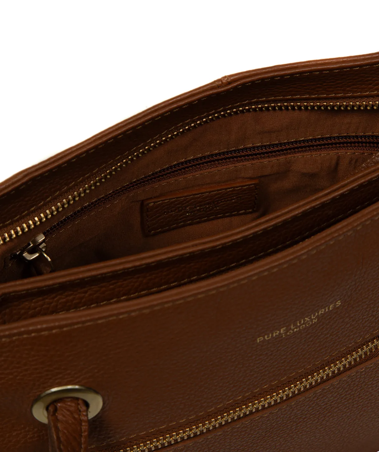 Noko' Rich Tan Leather Handbag