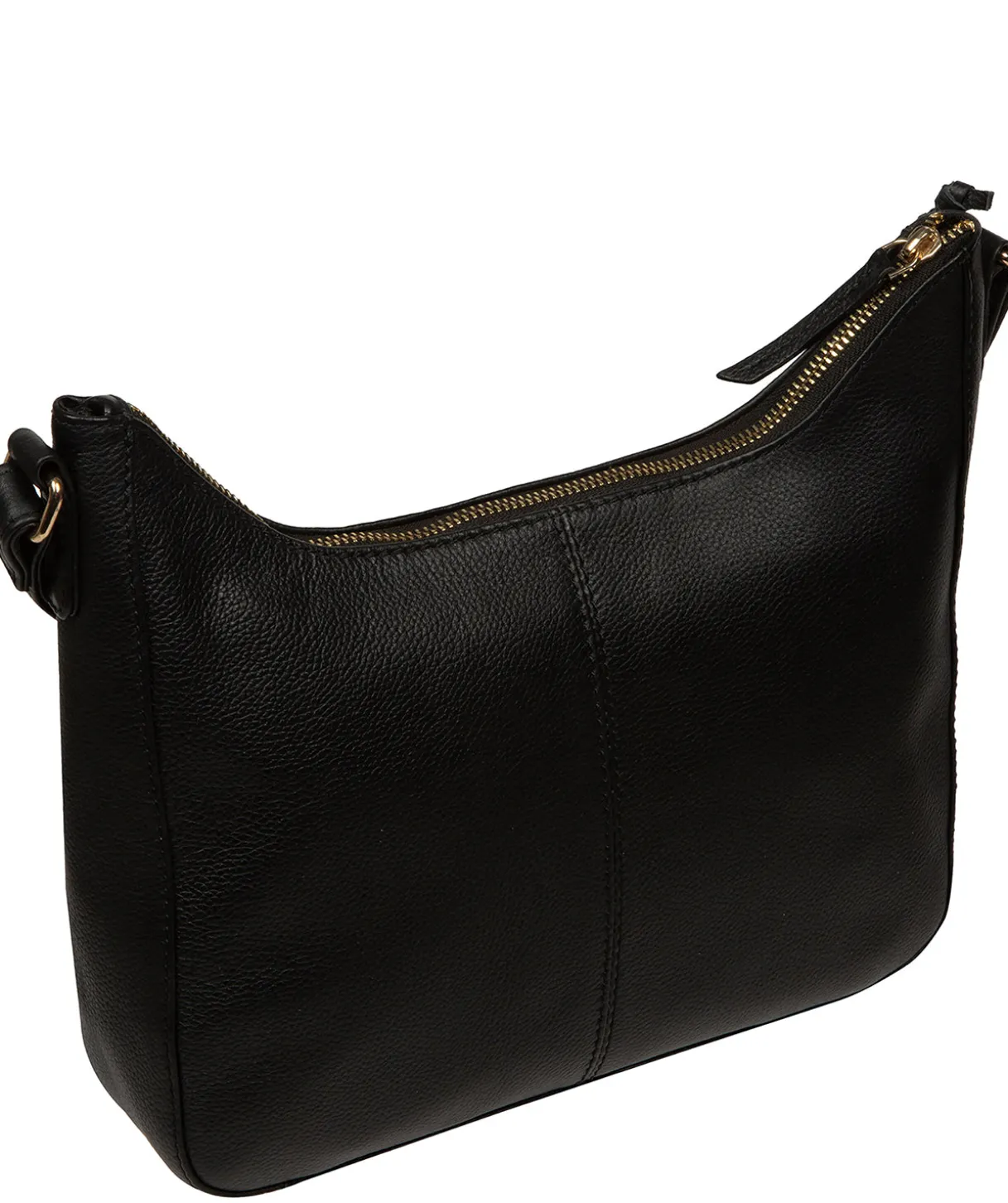 Nunwell' Black Leather Cross Body Bag