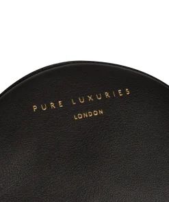 Oakwood' Black Leather Coin Purse