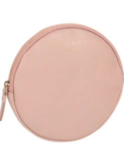 Oakwood' Blush Pink Leather Coin Purse