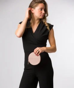 Oakwood' Blush Pink Leather Coin Purse