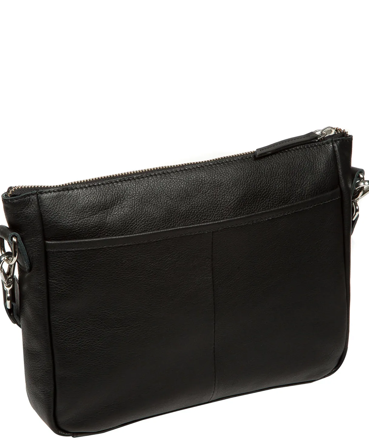 Orly' Black Leather Cross Body Bag