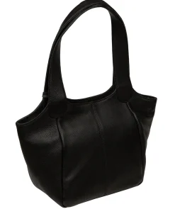 Ormesby' Black Leather Handbag