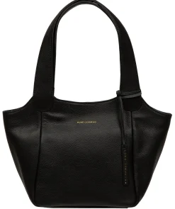 Ormesby' Black Leather Handbag