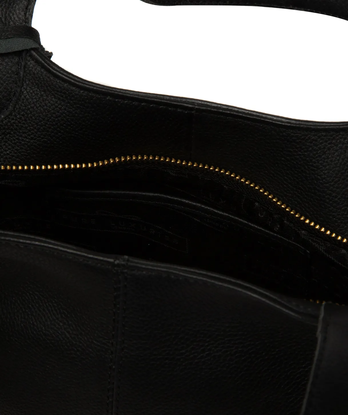 Ormesby' Black Leather Handbag