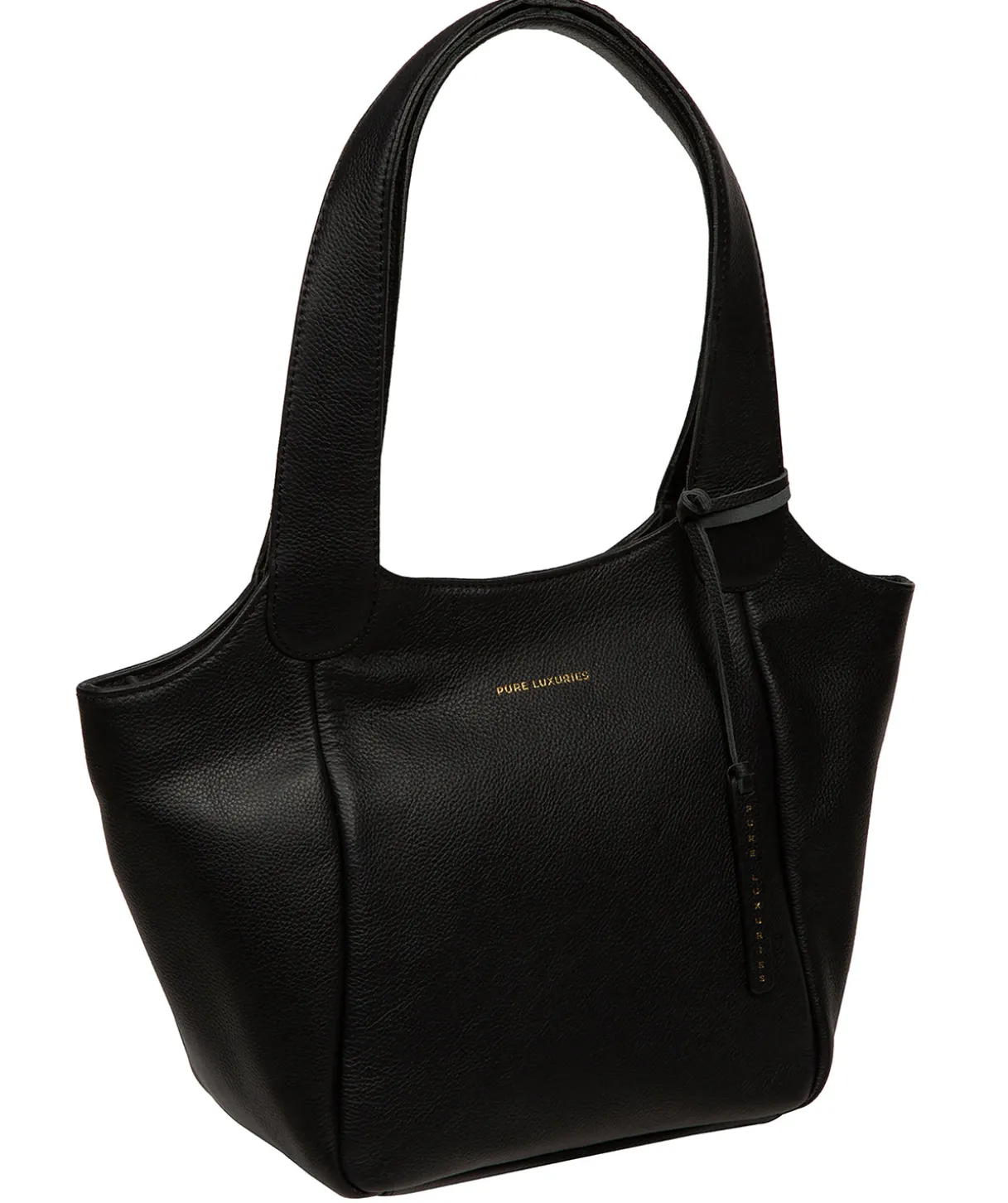 Ormesby' Black Leather Handbag