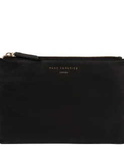 Osterly' Black Leather Pouch