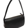 Quinn' Black Leather Grab Bag