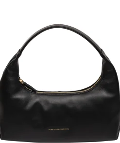 Reese' Black Nappa Leather Grab Bag