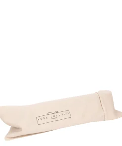 Reeves' Black Leather Make-Up Brush Bag