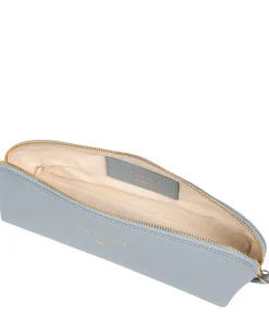 Reeves' Cashmere Blue Leather Make-Up Brush Bag