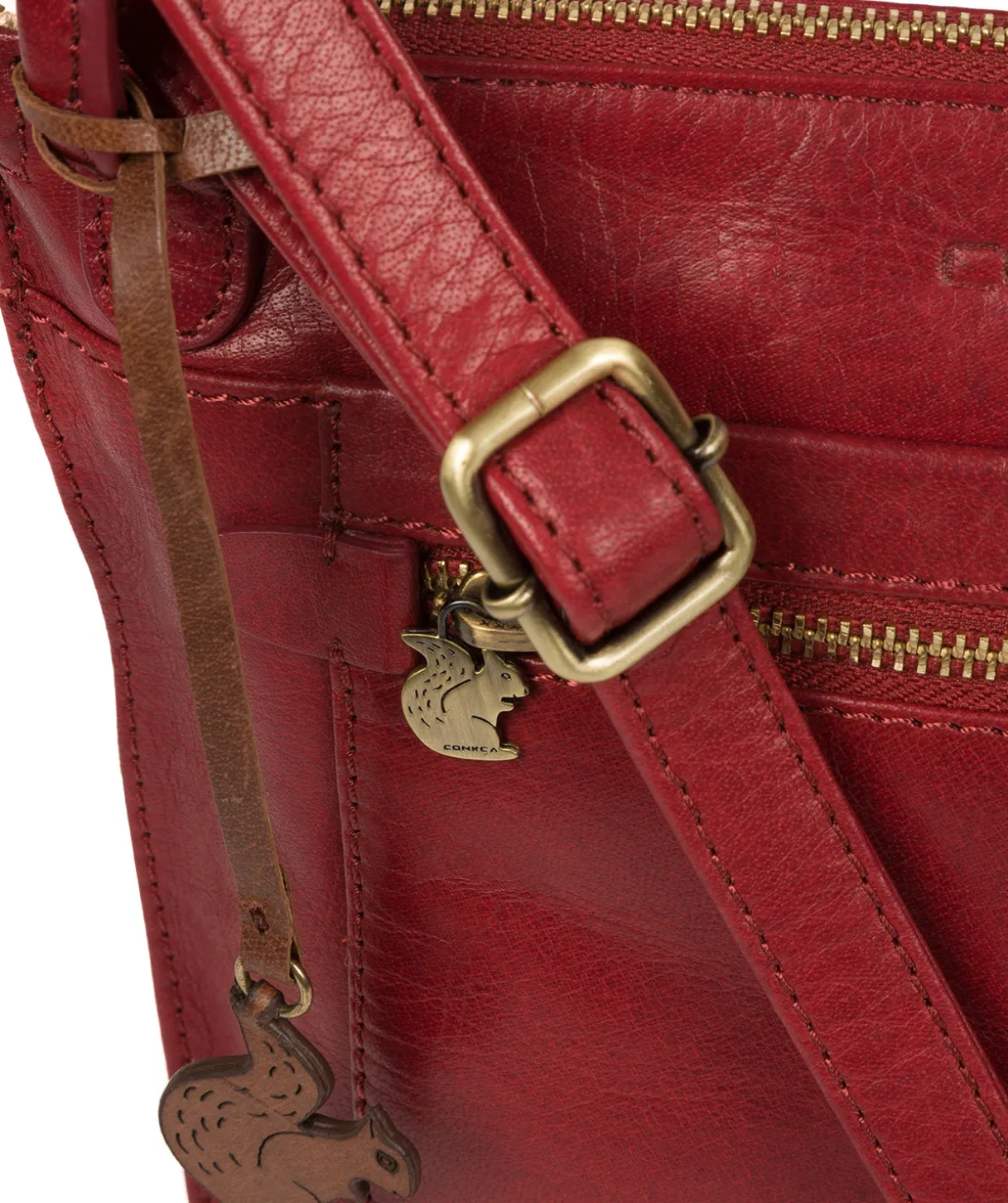 Rego' Chilli Pepper Leather Cross Body Bag