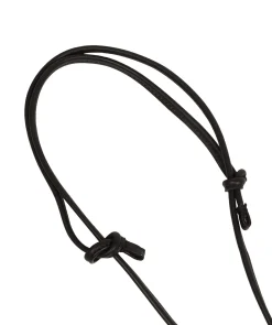 Rina' Black Nappa Leather Cross Body Phone Bag