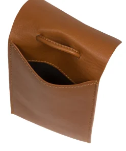 Rina' Oak Nappa Leather Cross Body Phone Bag