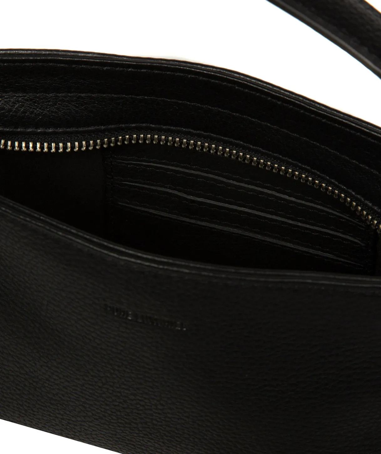 Rosamund' Black Leather Grab Bag